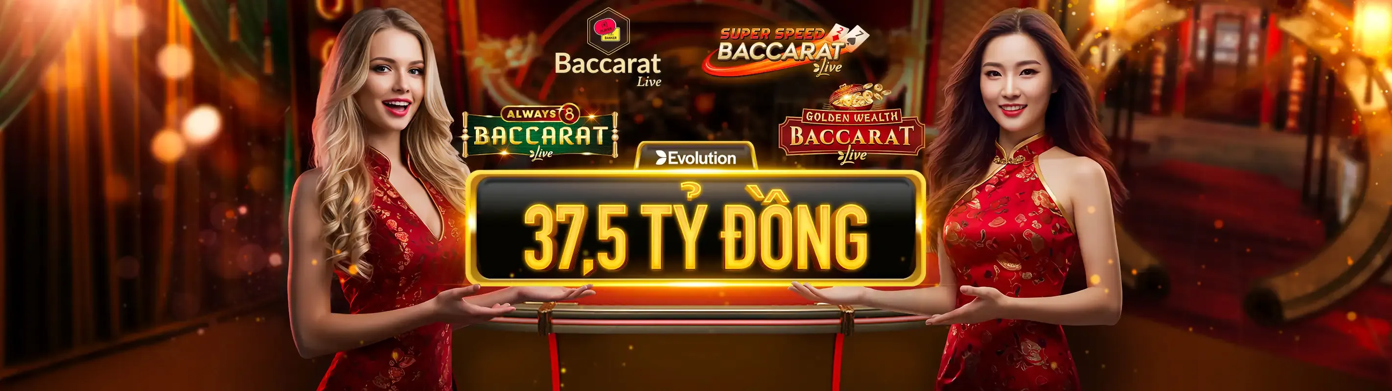 Bàn Baccarat trực tuyến sang trọng tại VN8